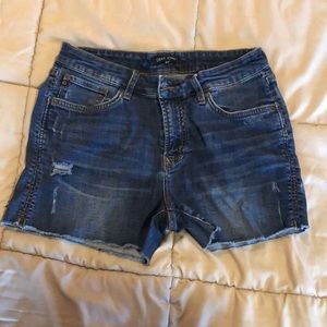 Denim shorts